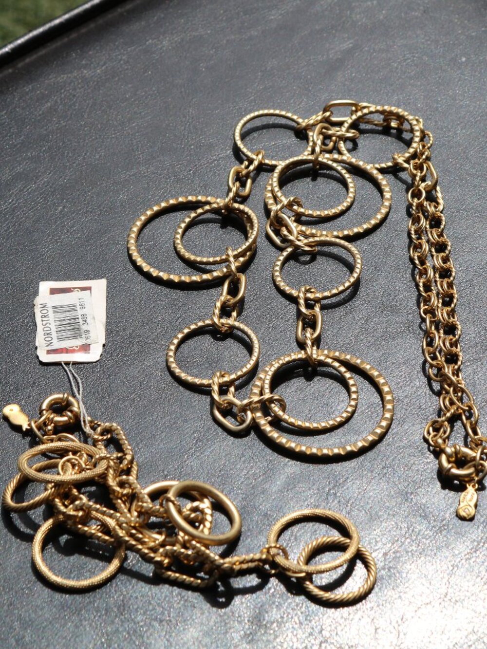 Gold Toned Necklace and Bracelet set from Nordstrom